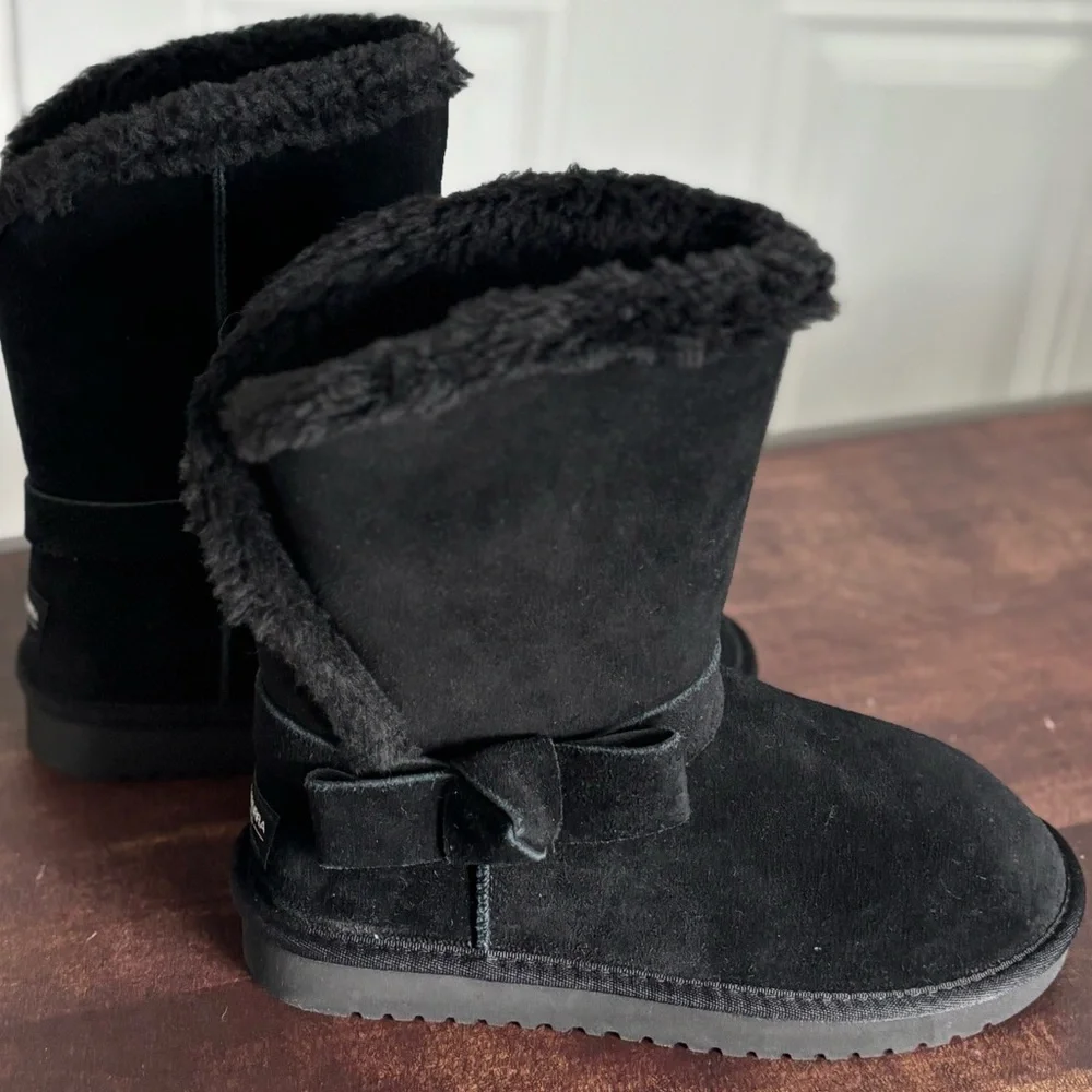 Koolaburra by UGG Suede Bow Short Boots - Arlena_5